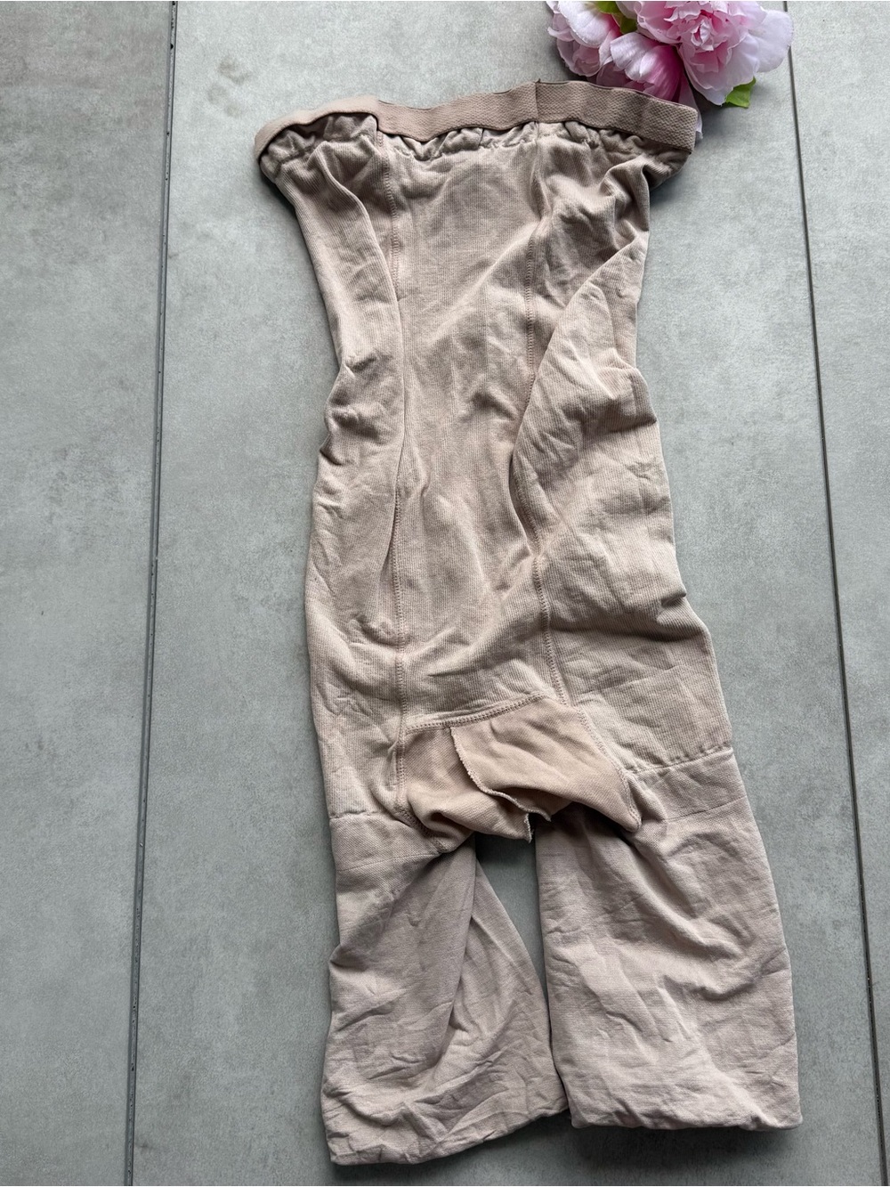 Spanx by Sarah blakely Shapewear SZ E tan color short extra high waist - Picture 2 of 8